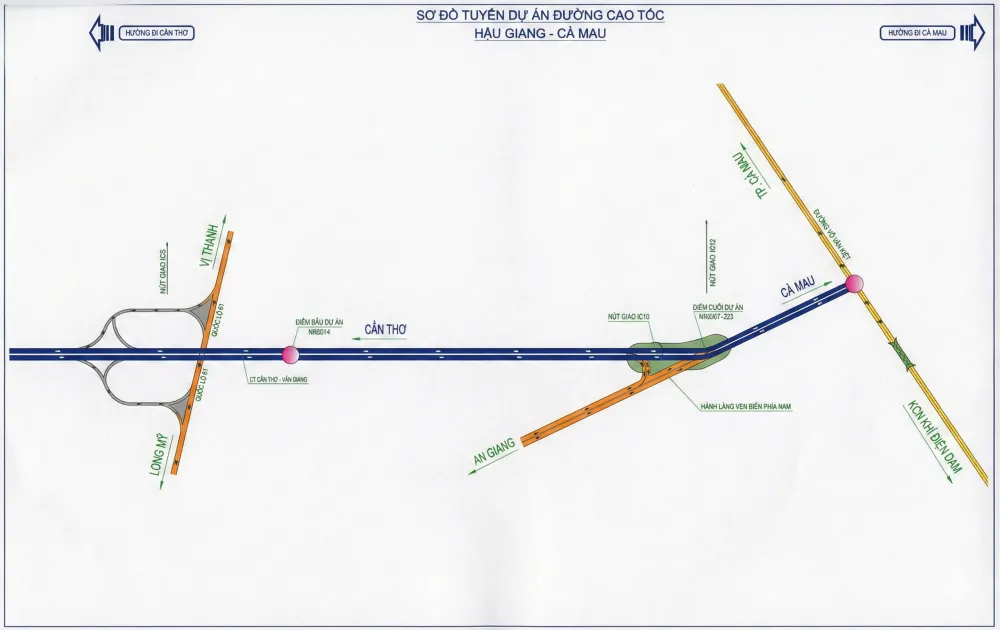 Cao Tốc Hậu Giang – Cà Mau Thông Xe: Thời Gian TP.HCM Đi Cà Mau Giảm Một Nửa