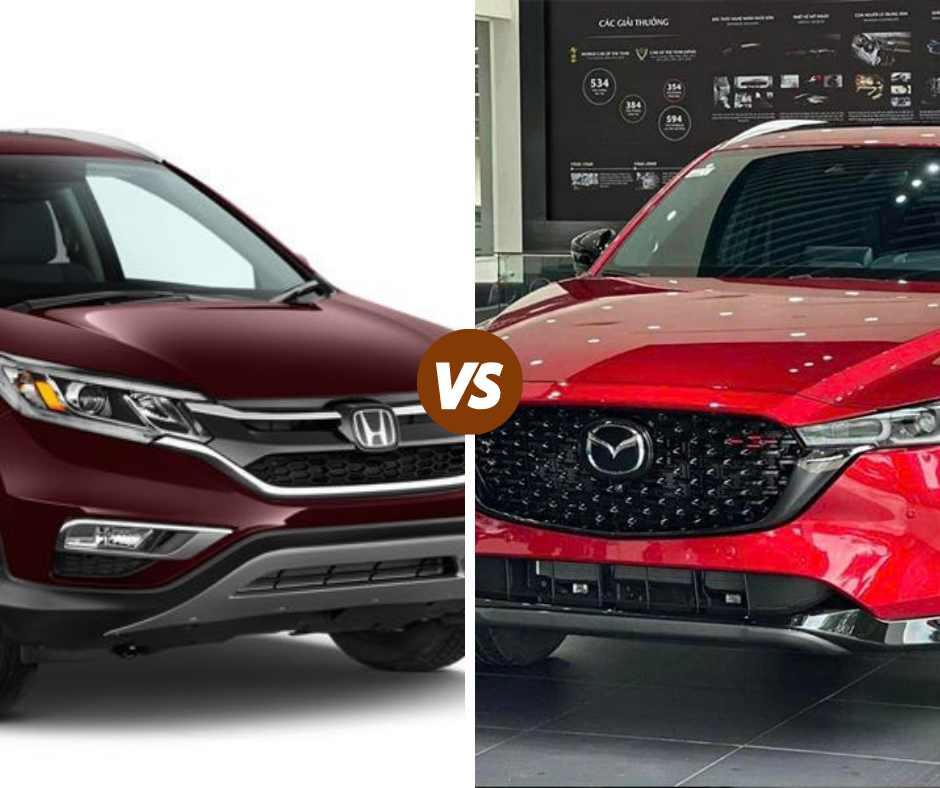 Mazda CX-5, Honda CR-V, so sánh xe, crossover, SUV, mua xe, đánh giá xe, thuê xe tự lái, BonbonCar