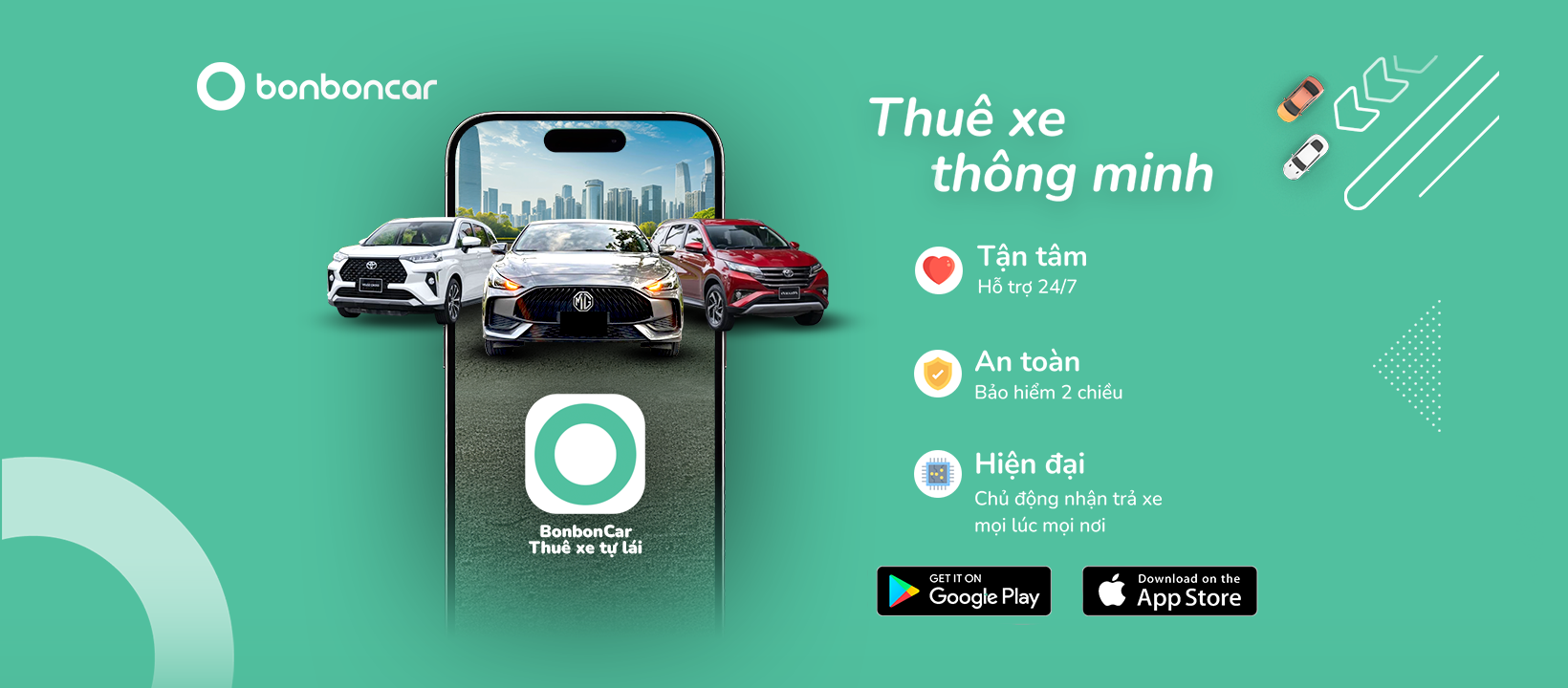 BonbonCar Là Ứng Dụng Thuê Xe Tự Lái Thông Minh 2025 - Giá Từ 400k